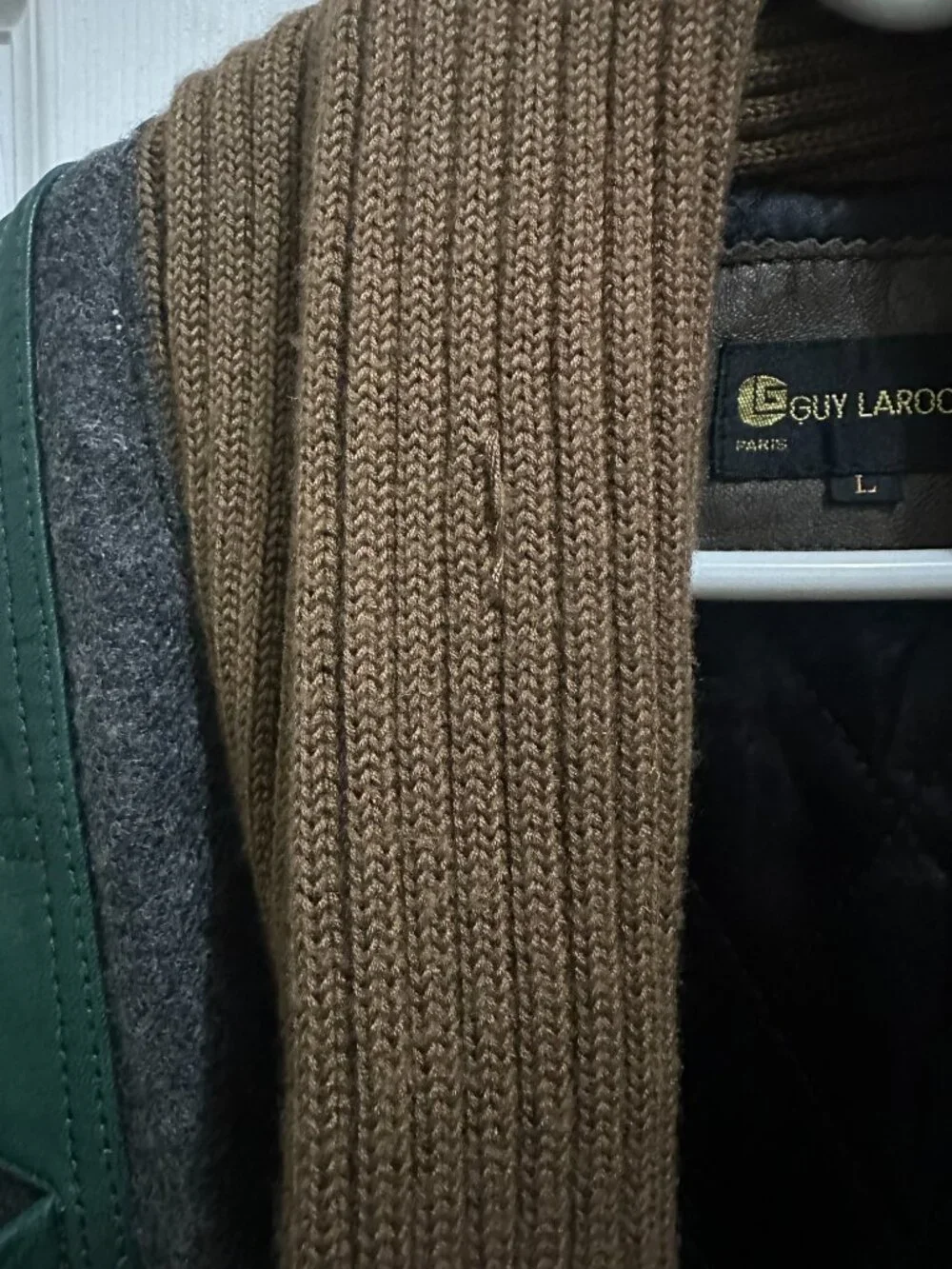 Vintage Guy Laroche Paris Large Bomber Jacket made in Korea